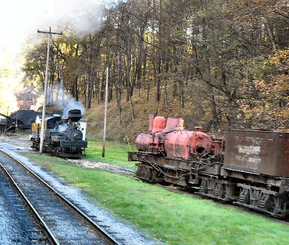 Engines in the yard